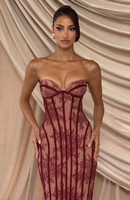 Sian — Structured Maxi Dress