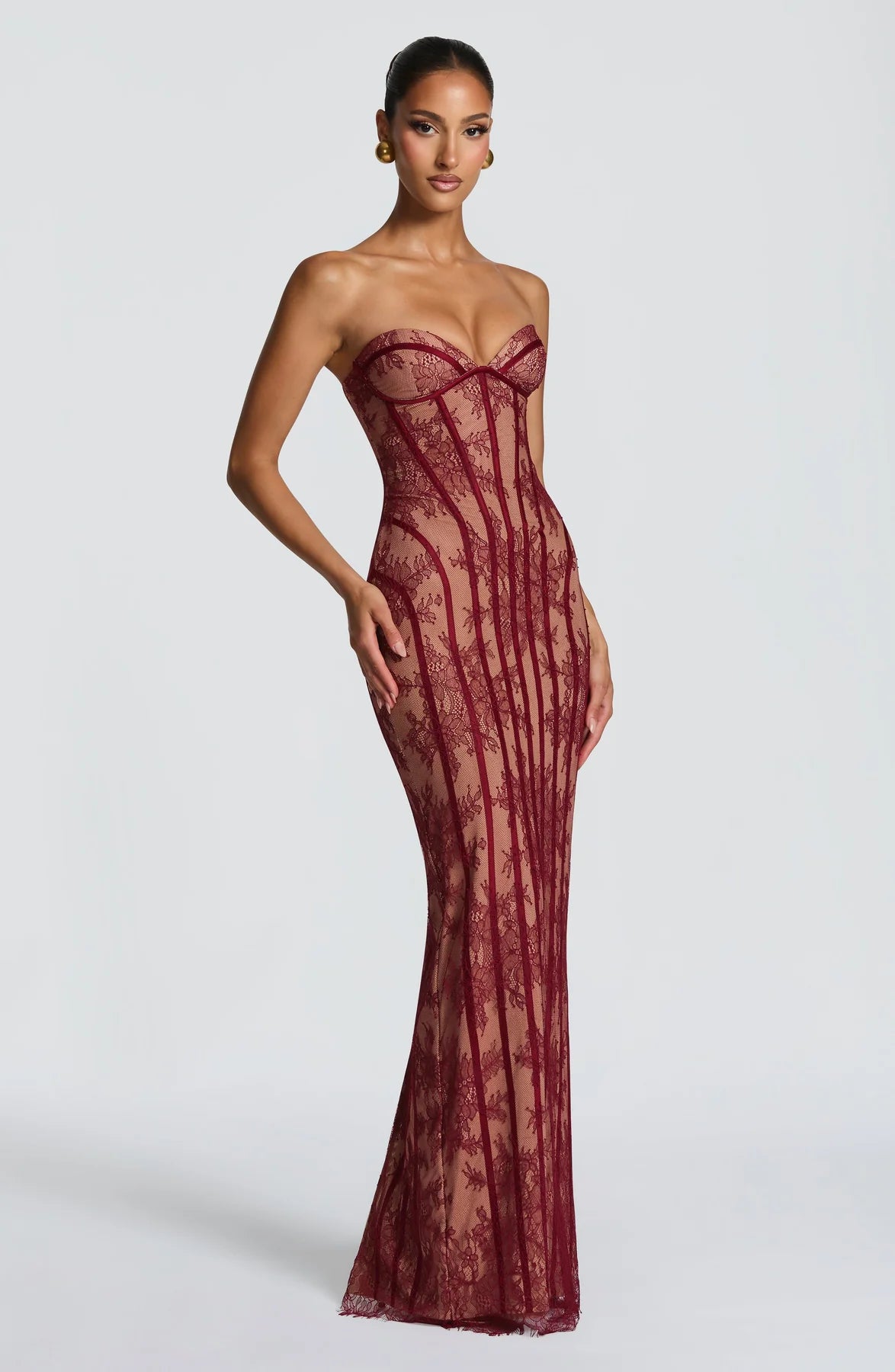 Sian — Structured Maxi Dress