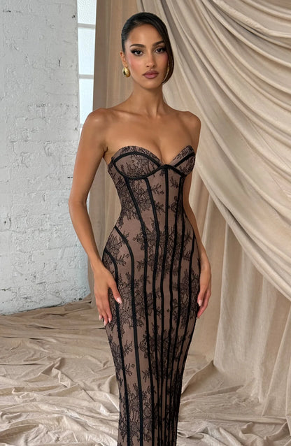 Sian — Structured Maxi Dress