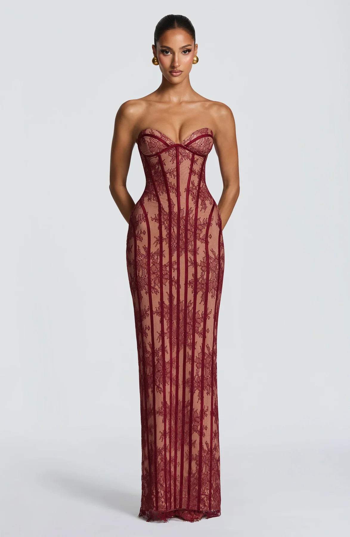 Sian — Structured Maxi Dress