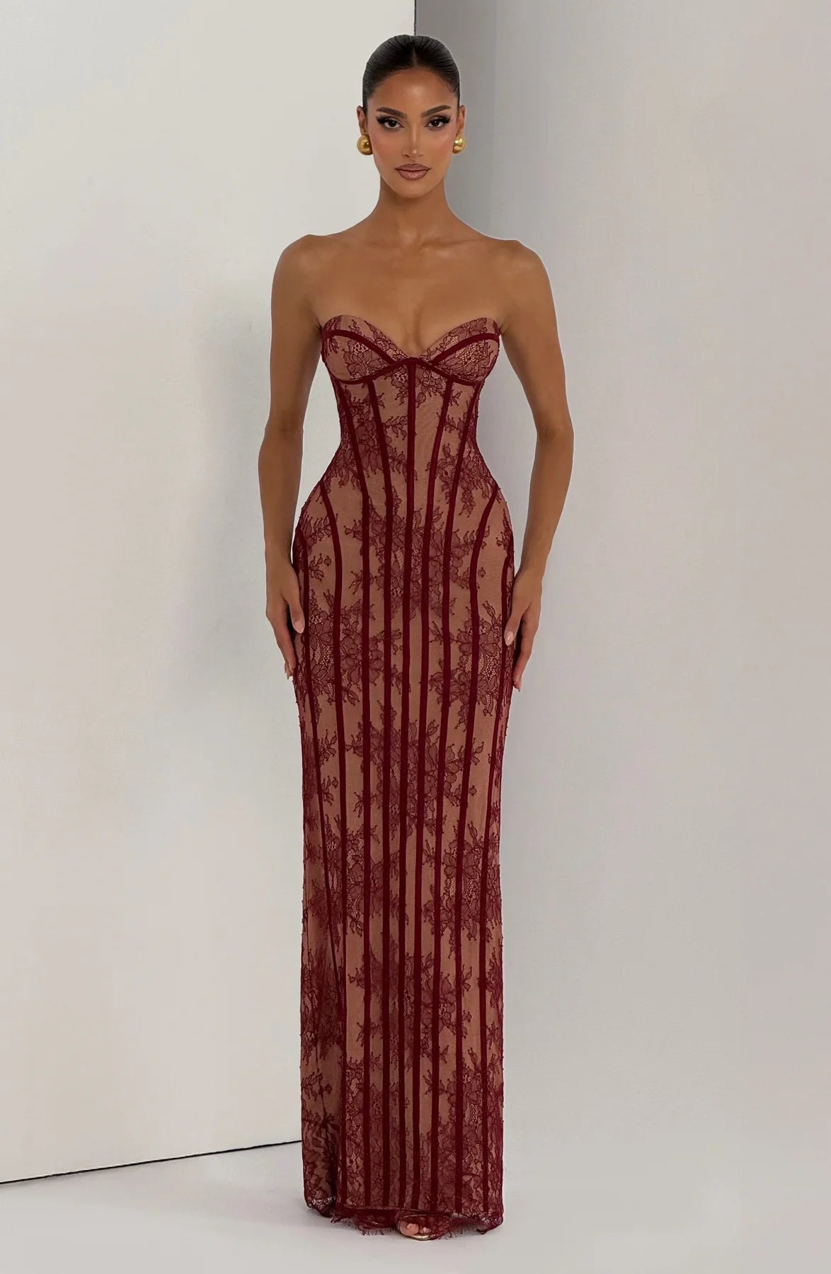 Sian — Structured Maxi Dress
